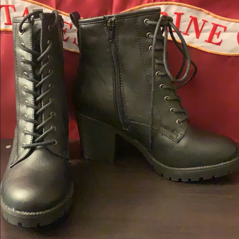 Black Heeled Booties